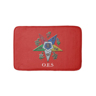 Order Of The Eastern Star Bath Mat