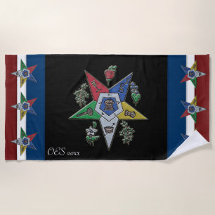 Order Of The Eastern Star Beach Towel