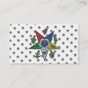 Order Of The Eastern Star Business Card