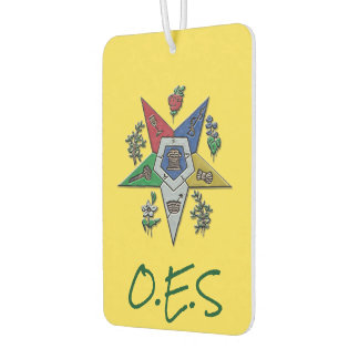 Order Of The Eastern Star Car Air Freshener