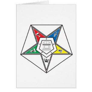 Order of the Eastern Star Emblem Greeting Cards