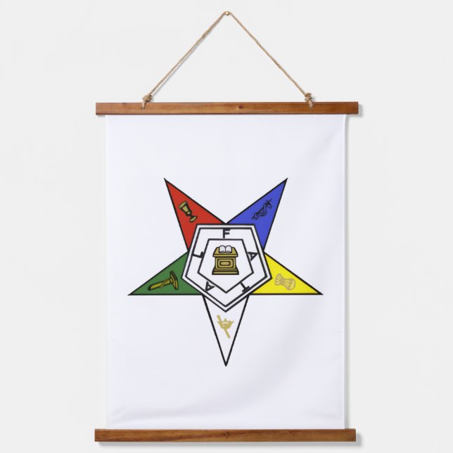 Order of the Eastern Star Emblem Hanging Tapestry (Front)