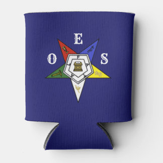 Order of the Eastern Star Emblem of the Order Can Cooler