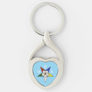 Order of the Eastern Star Emblem of the Order Key Ring
