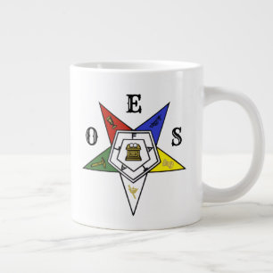 Order of the Eastern Star Emblem of the Order Large Coffee Mug