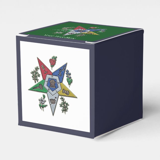 Order Of The Eastern Star Favour Box (Front Side)