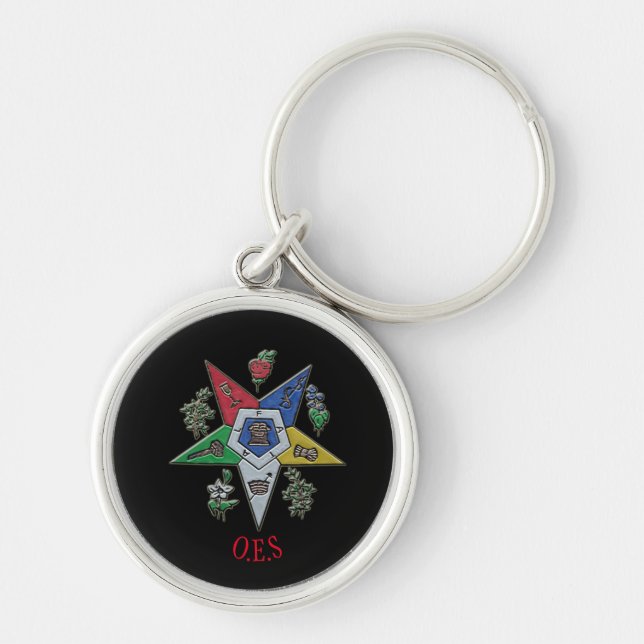 Order Of The Eastern Star Key Ring (Front)