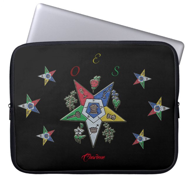Order Of The Eastern Star Laptop Sleeve (Front)