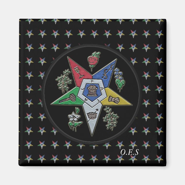Order Of The Eastern Star Magnet (Front)