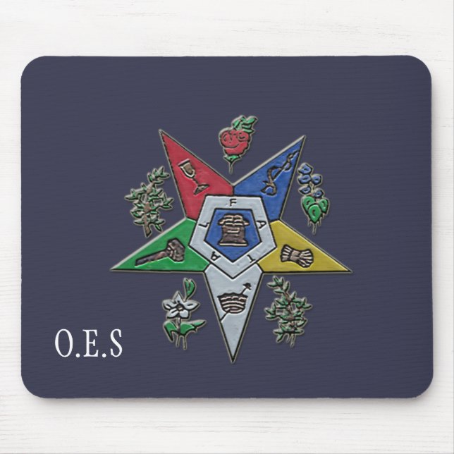 Order Of The Eastern Star Mouse Pad (Front)