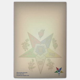Order Of The Eastern Star Post-it Notes