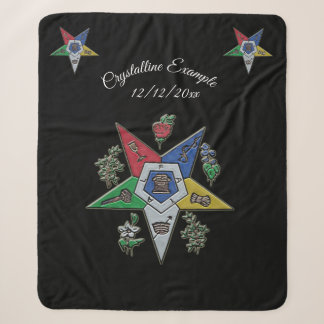 Order Of The Eastern Star Sherpa Blanket