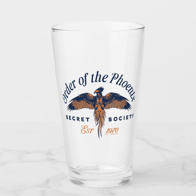 ORDER OF THE PHOENIX Secret Society Graphic Glass (Front)