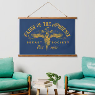 ORDER OF THE PHOENIX Secret Society Graphic Hanging Tapestry