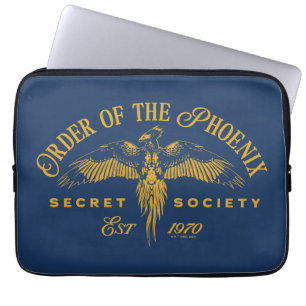ORDER OF THE PHOENIX Secret Society Graphic Laptop Sleeve