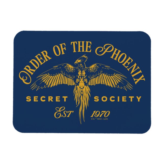 ORDER OF THE PHOENIX Secret Society Graphic Magnet (Horizontal)