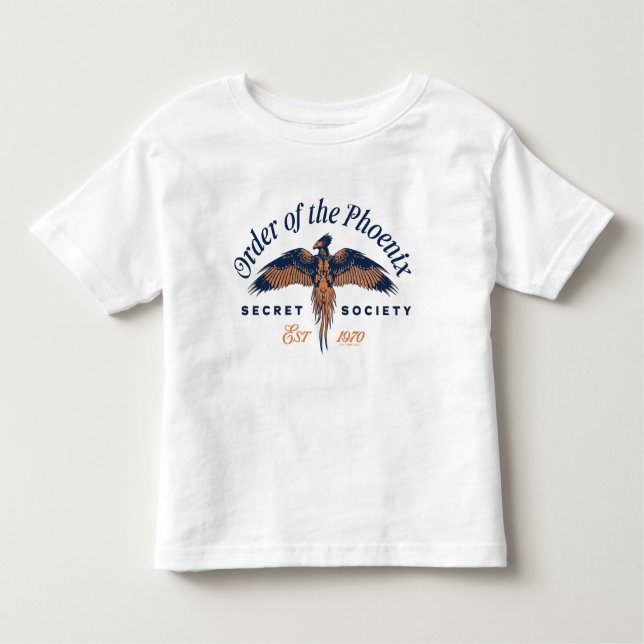 ORDER OF THE PHOENIX Secret Society Graphic Toddler T-Shirt (Front)