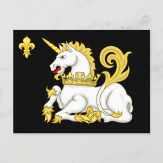 Order of the Unicorn Flag Postcard