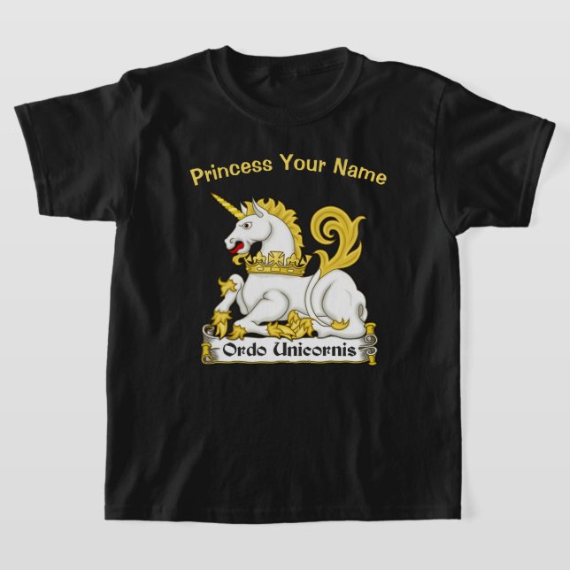 Order of the Unicorn Members (Princess) T-Shirt (Laydown)