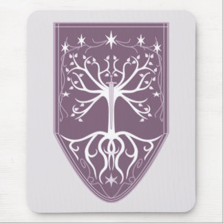 'Order of the White Tree' Crest Mouse Pad