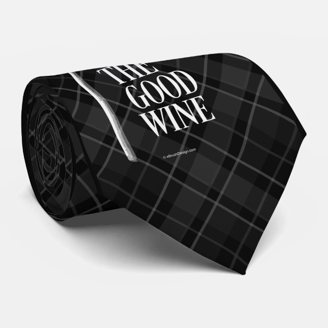 Order The Good Wine Tie (Rolled)