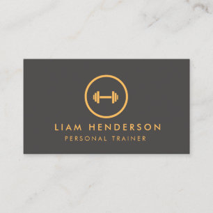 Order Trainer Business Card Fitness Trainer
