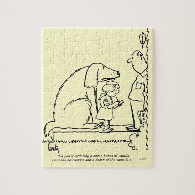 Ordering Cookies Jigsaw Puzzle (Vertical)