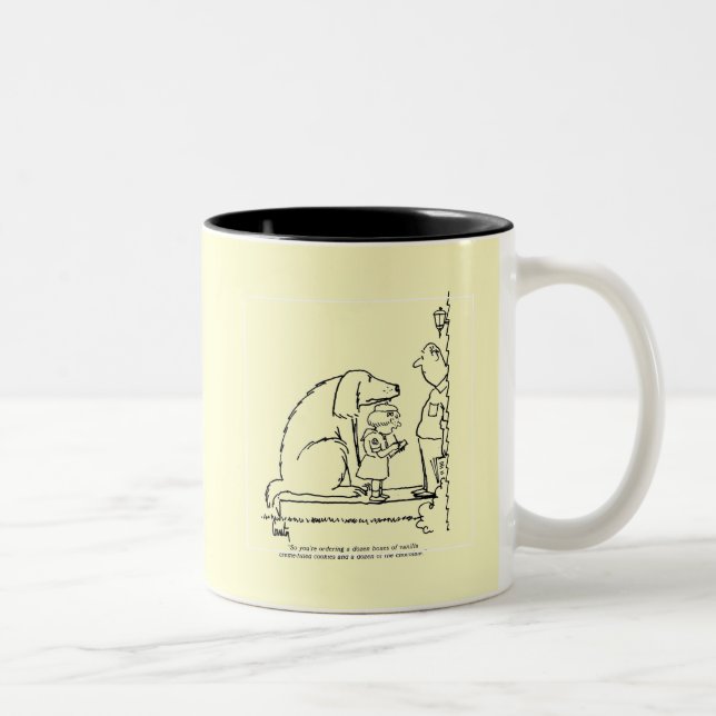 Ordering Cookies Two-Tone Coffee Mug (Right)