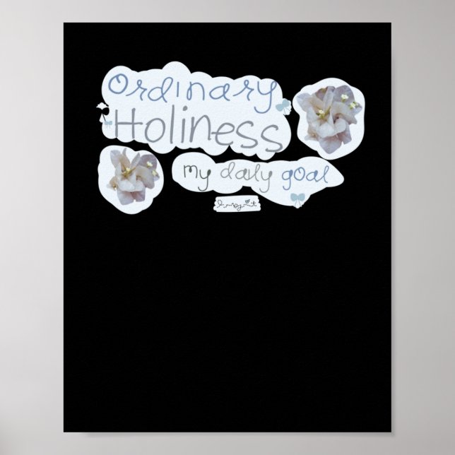 Ordinary Holiness  Poster (Front)