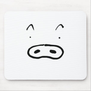 ordinary pig mouse pad
