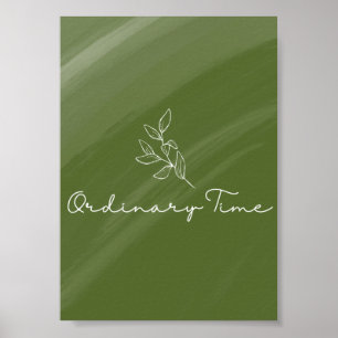 Ordinary Time Liturgical Card Print