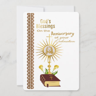 Ordination Anniversary  Holiday Card
