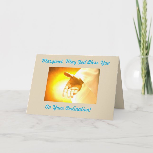 Ordination Card (Front)