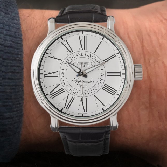 Ordination to Priesthood Personalized Watch (Creator Uploaded)
