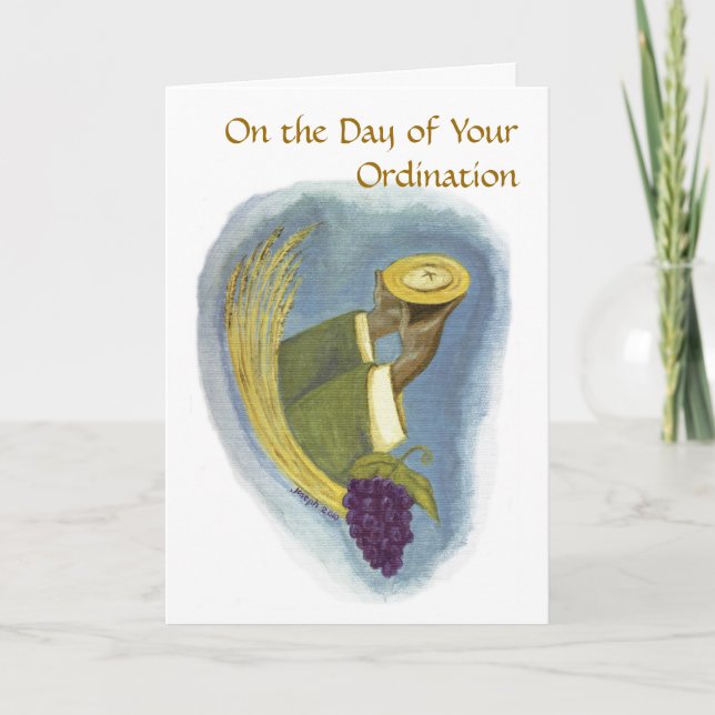 Ordination to the Priesthood 01 Card (Front)