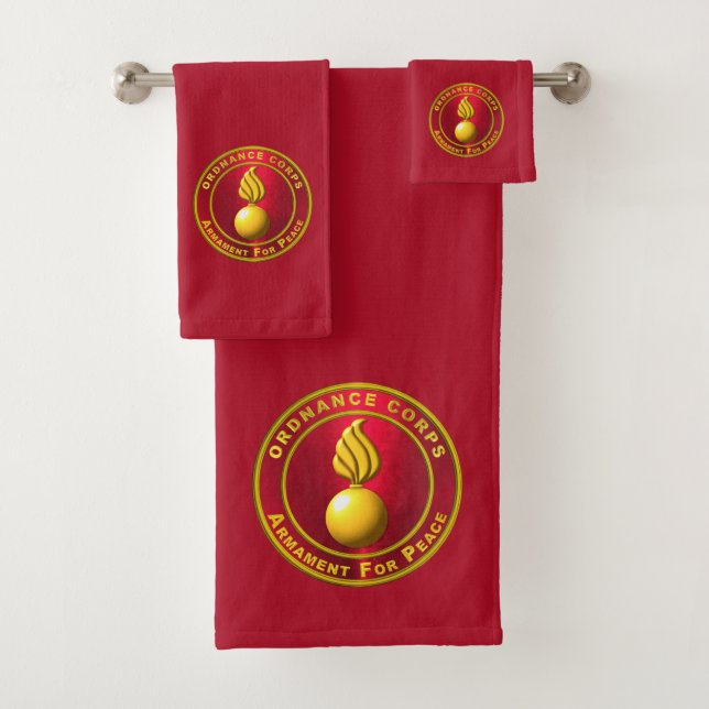 Ordnance Corps  Bath Towel Set (Insitu)