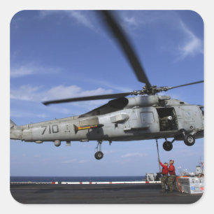 Ordnancemen connect transport cables square sticker