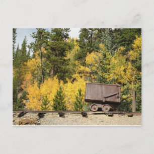 ore cart breckenridge postcard