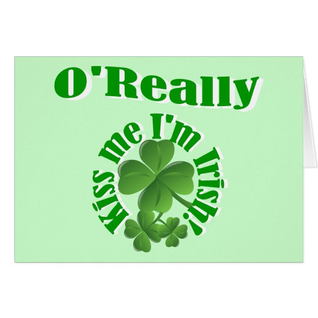 O'Really, Irish surname (Front Horizontal)