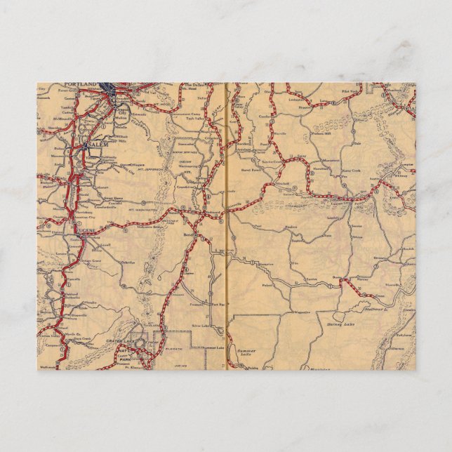 Oregon 4 postcard (Front)