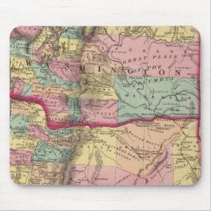 Oregon and Washington Territory Mouse Pad