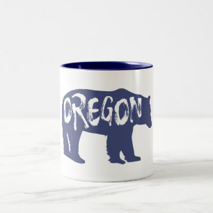 Oregon Bear Two-Tone Coffee Mug
