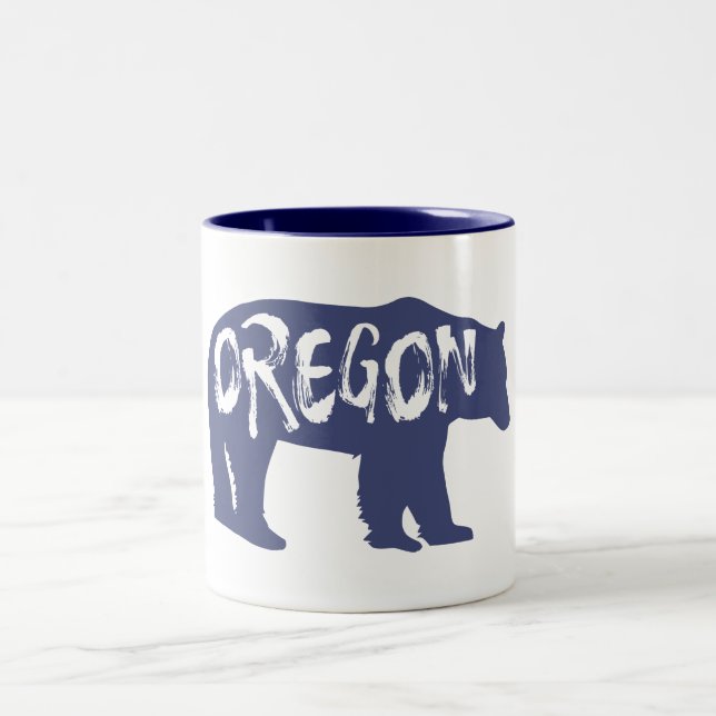 Oregon Bear Two-Tone Coffee Mug (Center)