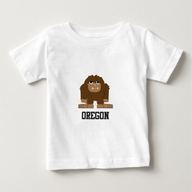 Oregon Bigfoot Baby T-Shirt (Front)
