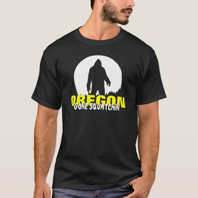 Oregon Bigfoot T Shirt (Front)
