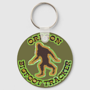 Oregon Bigfoot Tracker Key Ring