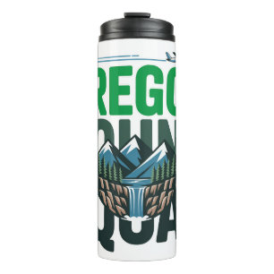 Oregon Bound Squad Travel Adventure Thermal Tumbler