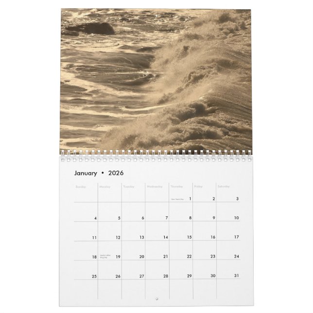 Oregon Calendar (Jan 2026)