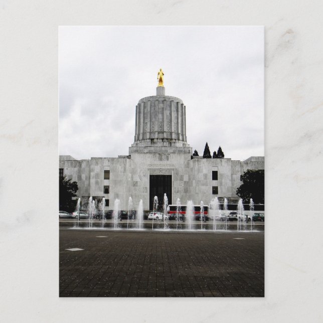 Oregon Capitol Postcard (Front)