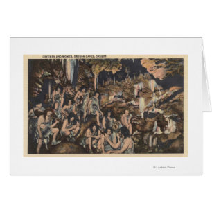 Oregon Caves - Cavemen and Women in Caves